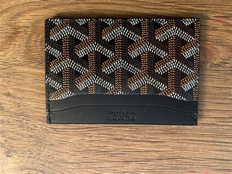 genuine goyard card holder.